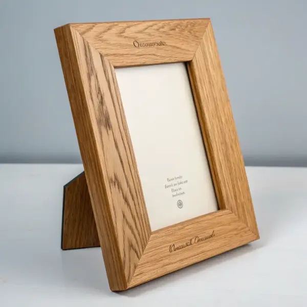 Engraved Wooden Photo Frame