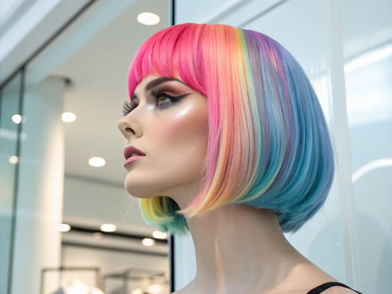 A vibrant image of a Silk Hairband, showcasing its smooth, high-quality silk material and stylish design. The hairband is displayed on a mannequin head with an elegant hairstyle, set against a soft, neutral background to highlight its luxurious texture.