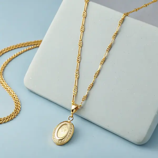 Personalized Gold Plated Necklace
