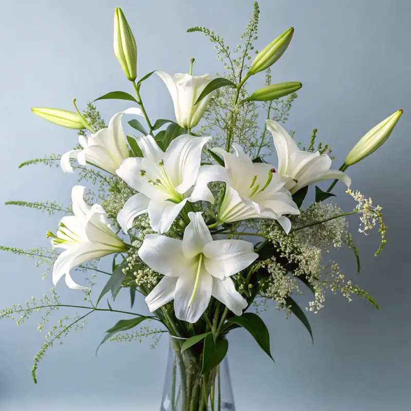 Elegant Lilies Arrangement