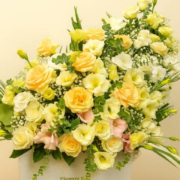 Classic Bloom – Yellow & White Floral Box